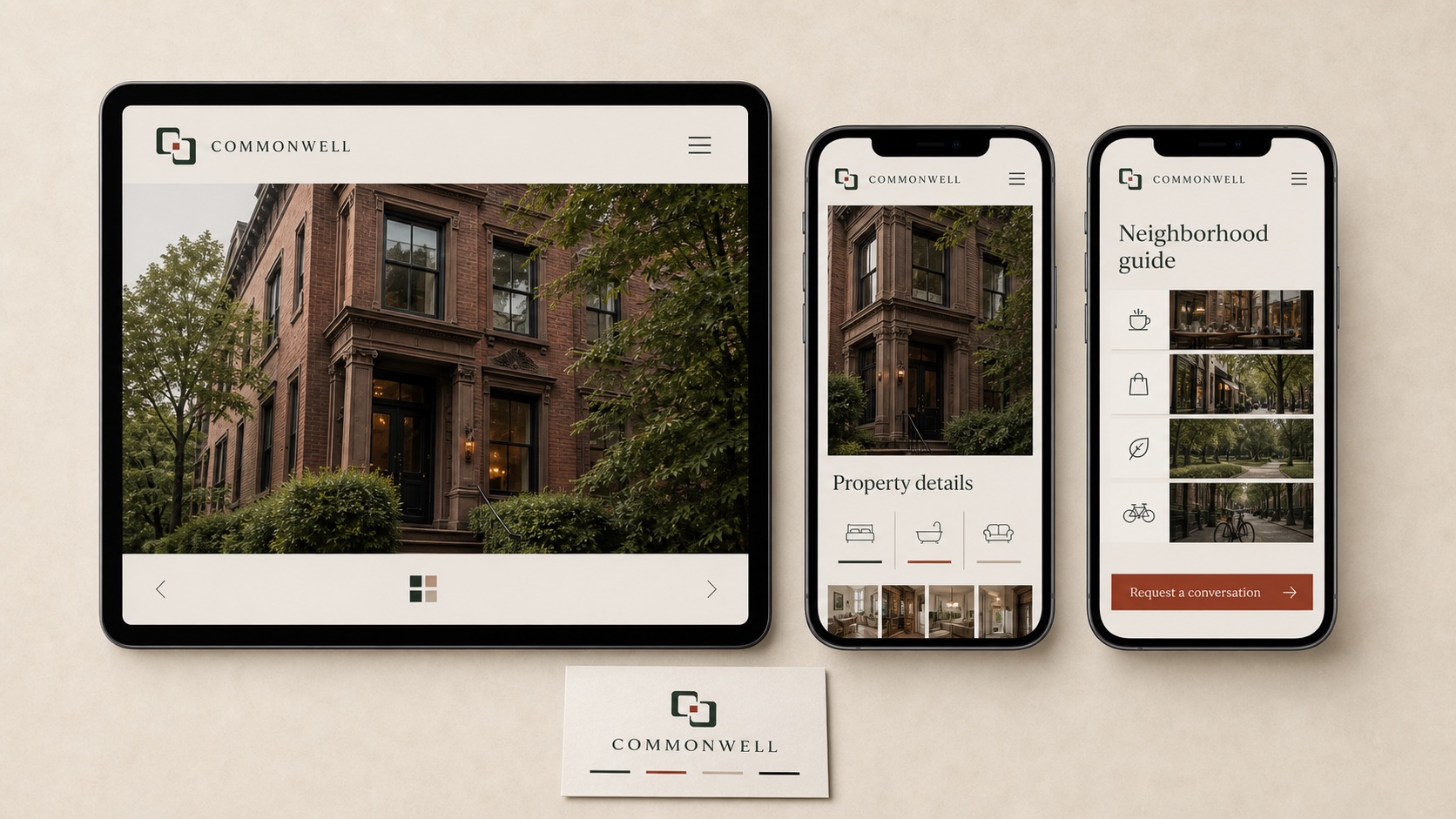 Digital experience from the Brand Design Agent example