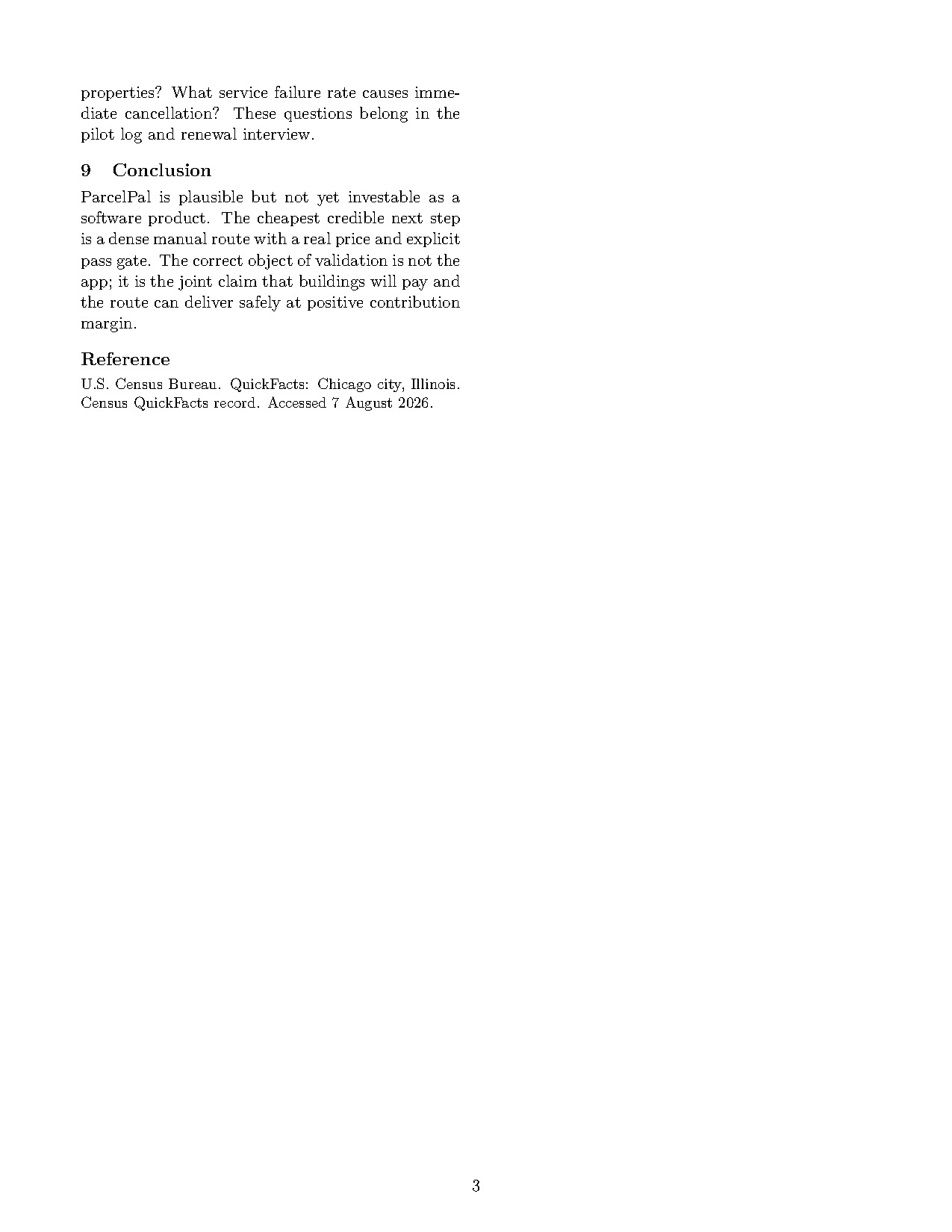 Pass gate from the Business Idea Validator example