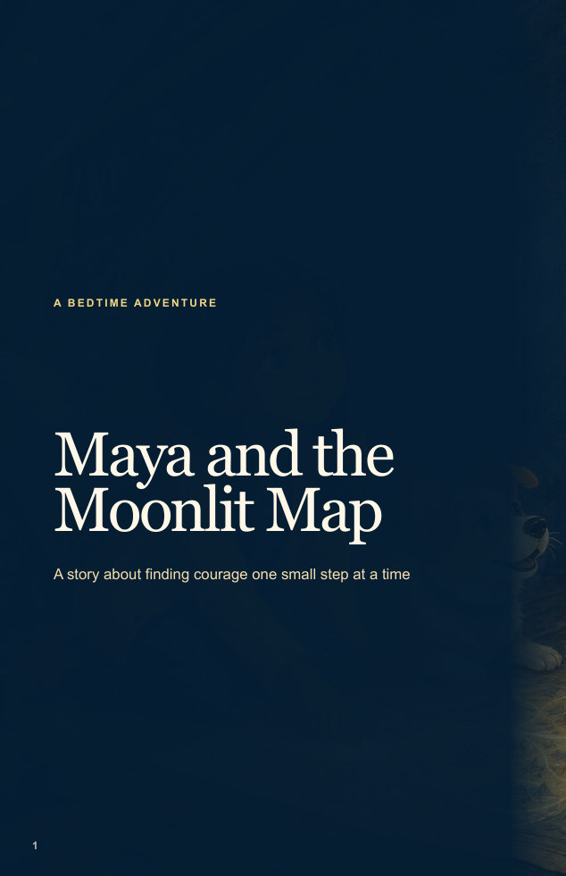 Page 1 of Maya and the Moonlit Map
