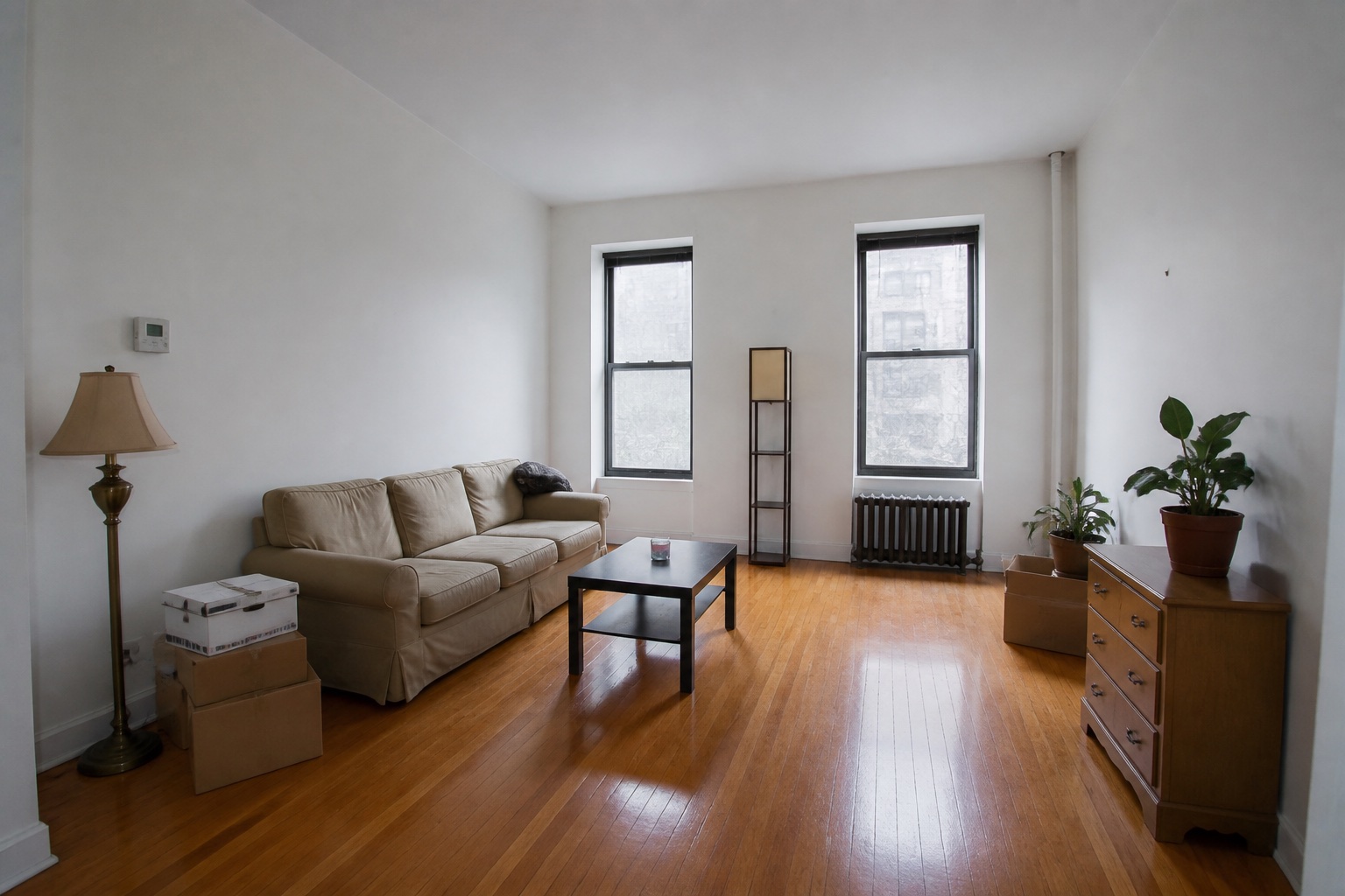 Living room before the design agent's work