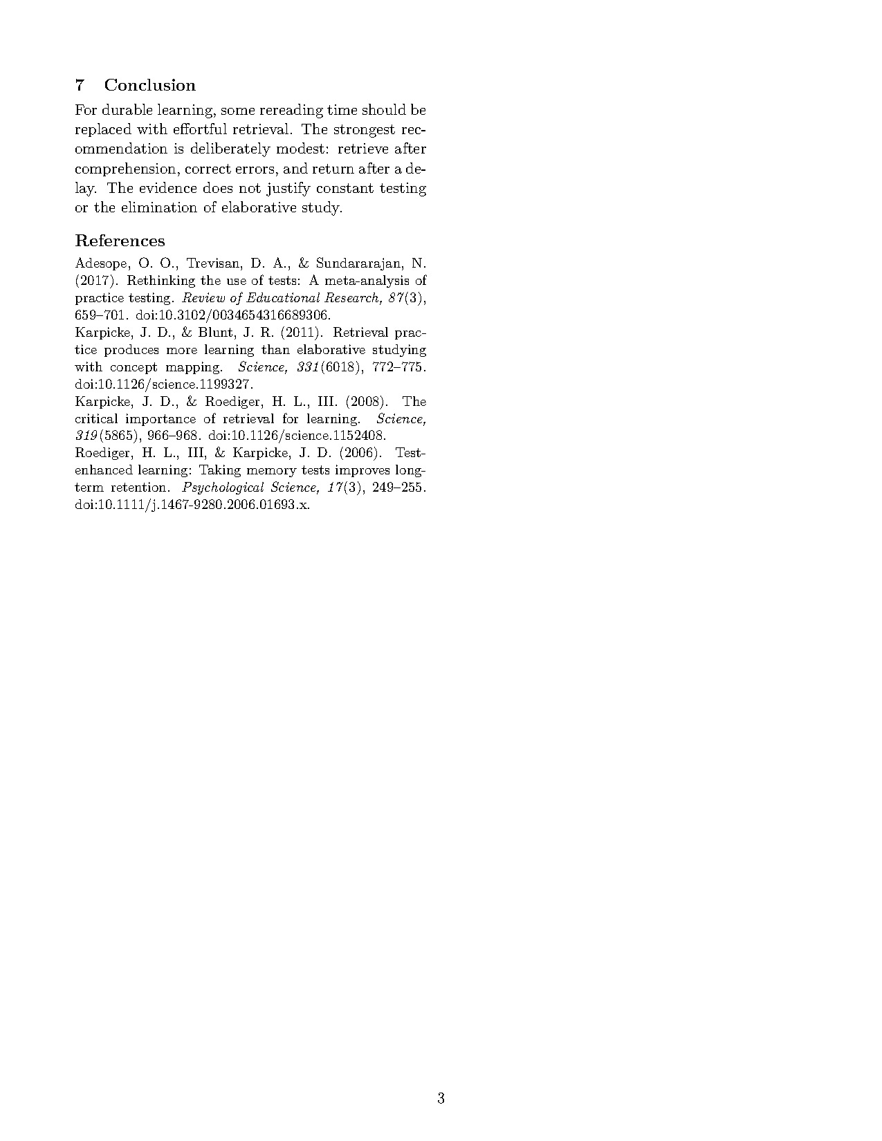 Implications and references from the Literature Review Agent example